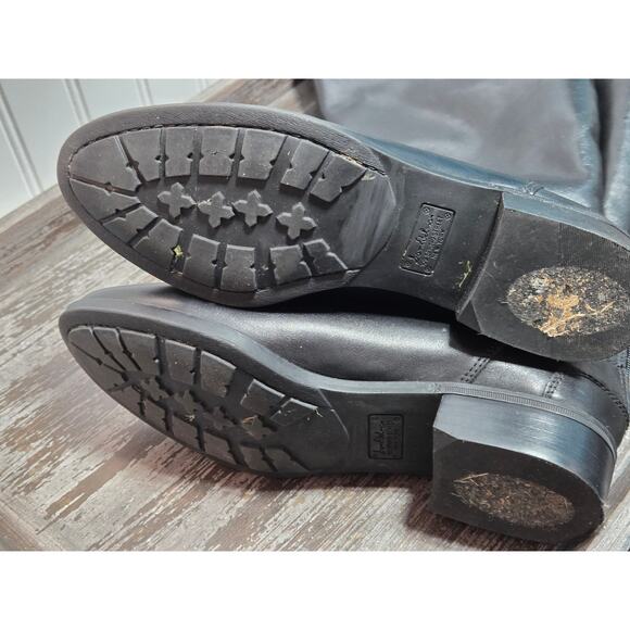 Sam Edelman Women's Leather Tall Riding Heeled Boots Size 8M - Picture 7 of 7